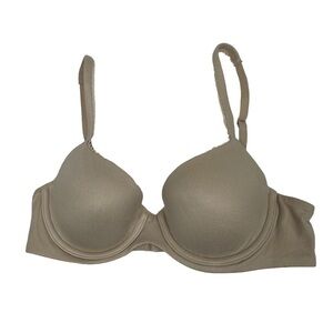Body by Victoria Lined Demi Bra, Light Beige, 32C